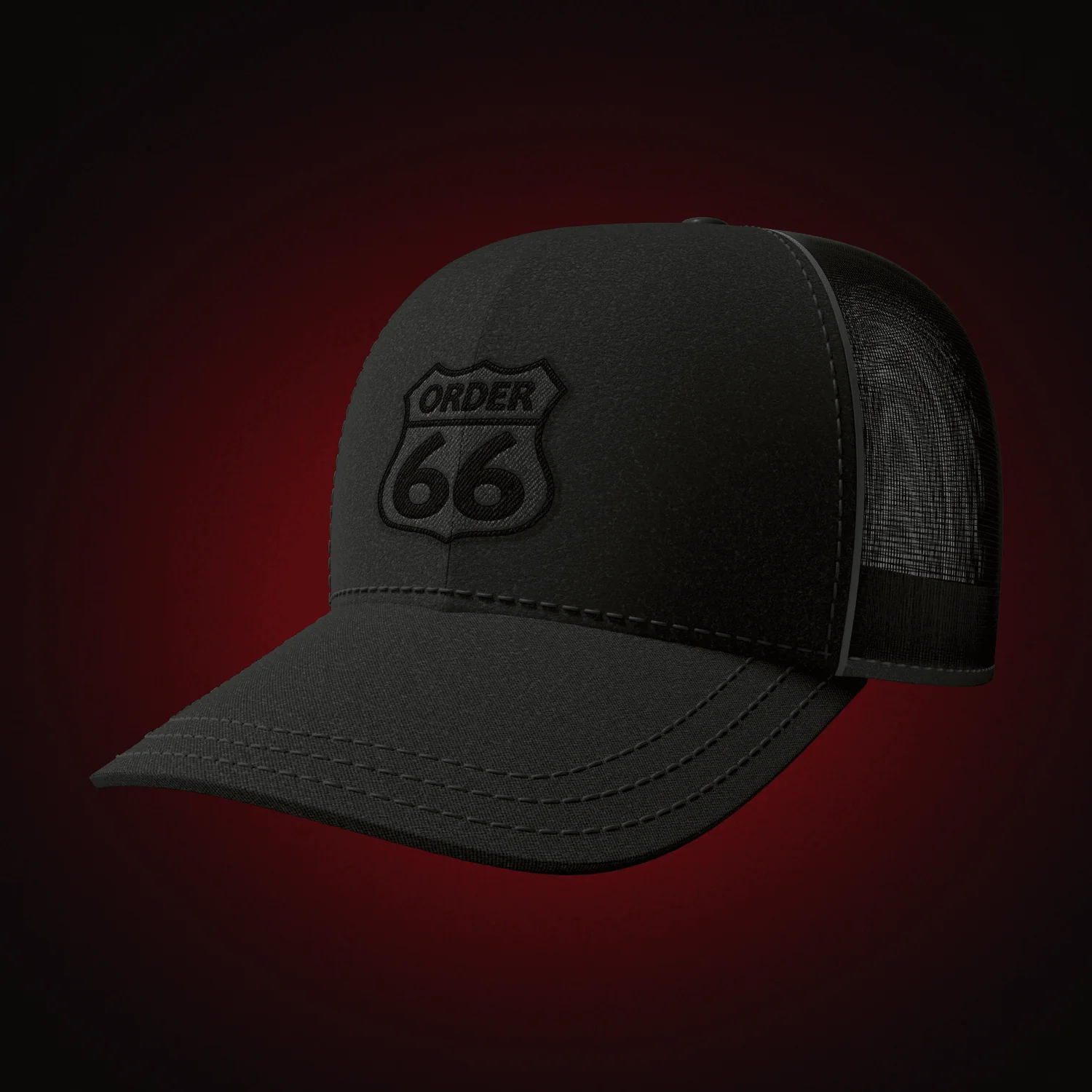 Order 66 Hat Modern with Black Logo - Image 3