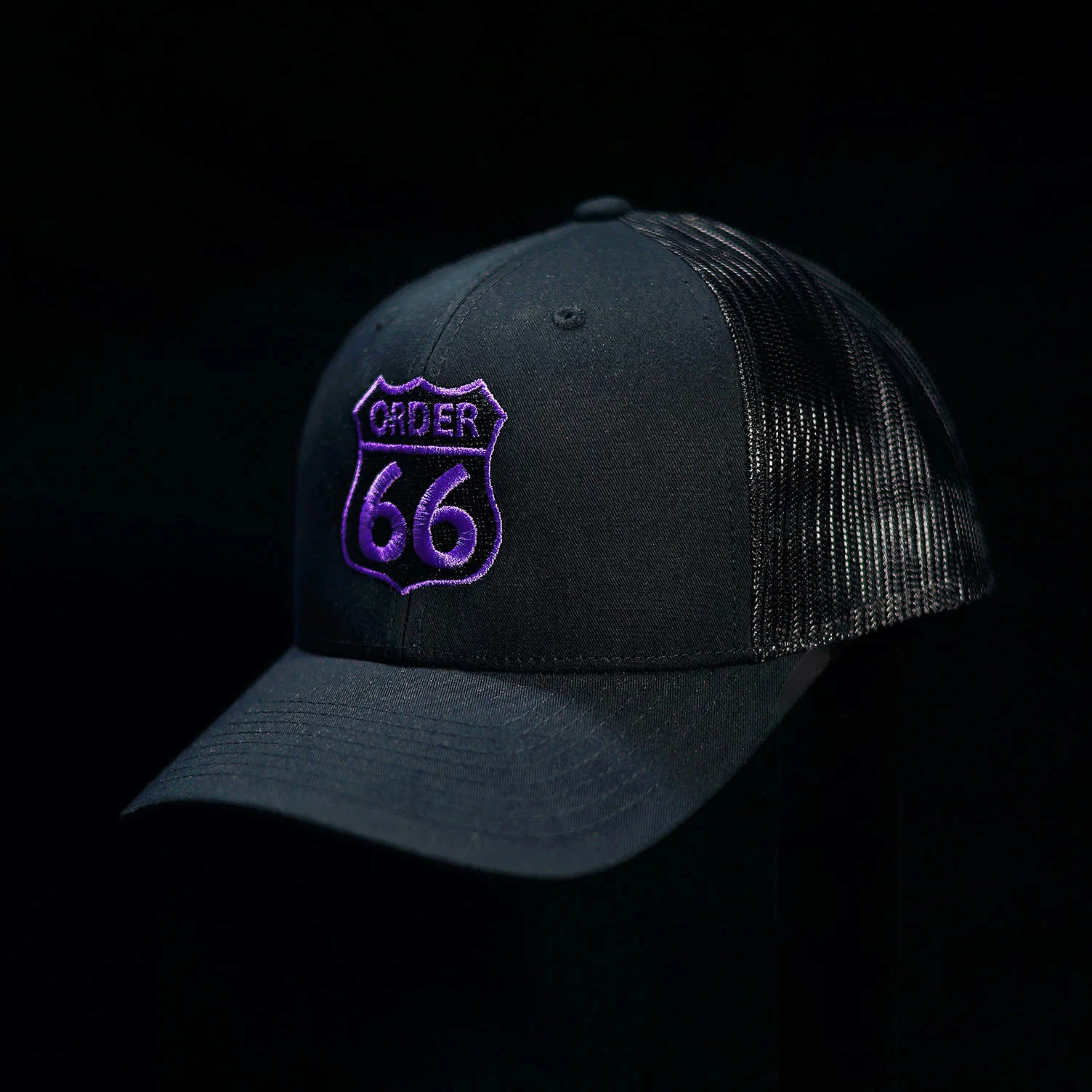 Order 66 Hat Modern with Purple Logo - Image 2