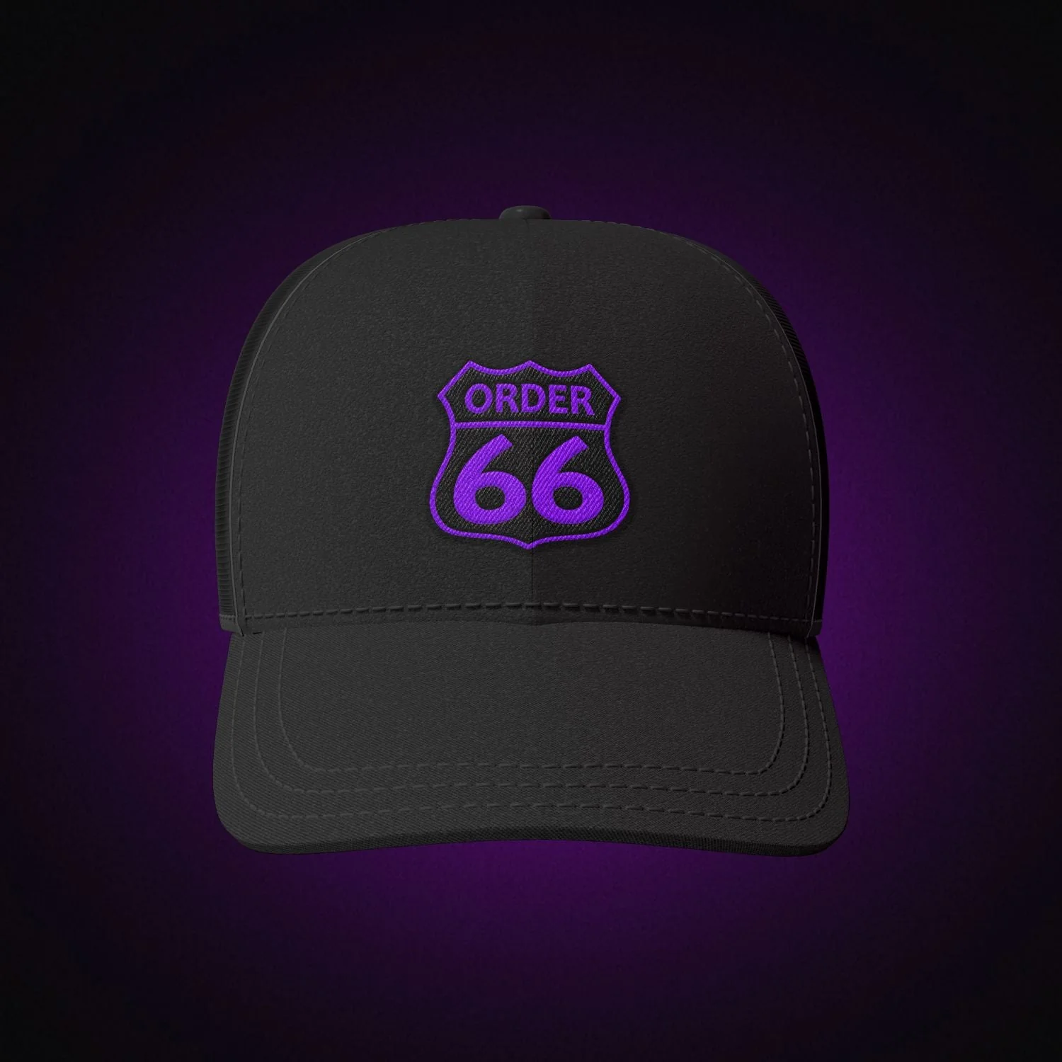 Order 66 Hat Modern with Purple Logo - Image 4